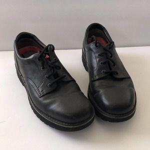 Rockport Eureka Mens Black Leather Oxford Walking Shoes Size 9
